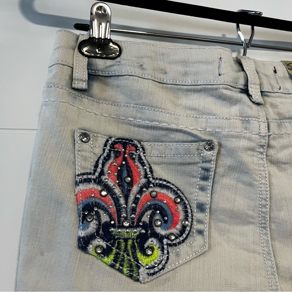 Seven7 | NWT Embellished Denim Shorts - Picture 7 of 15